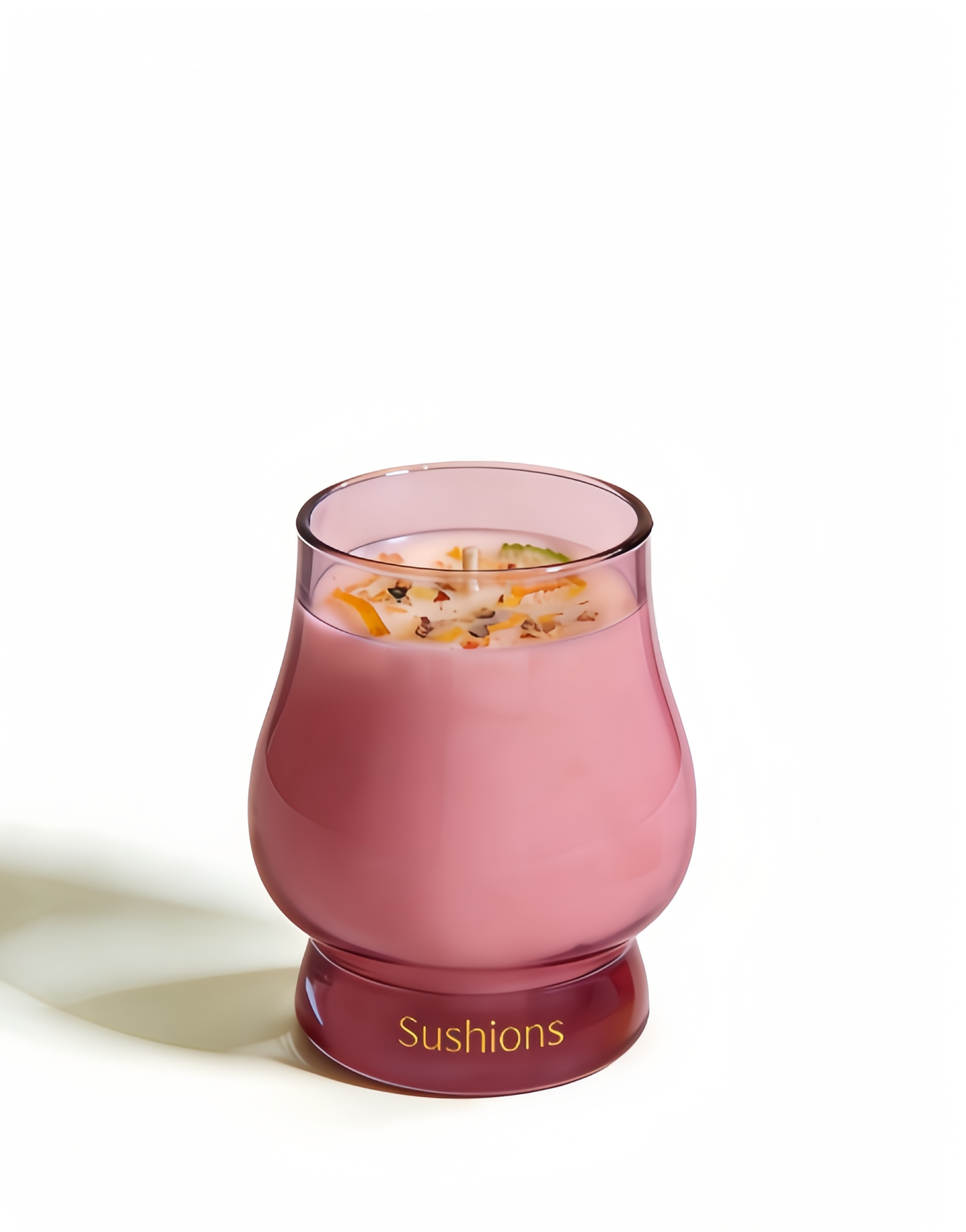 Sushions Blush Rose Crystal-Infused Fine Candle (Creative Collection)